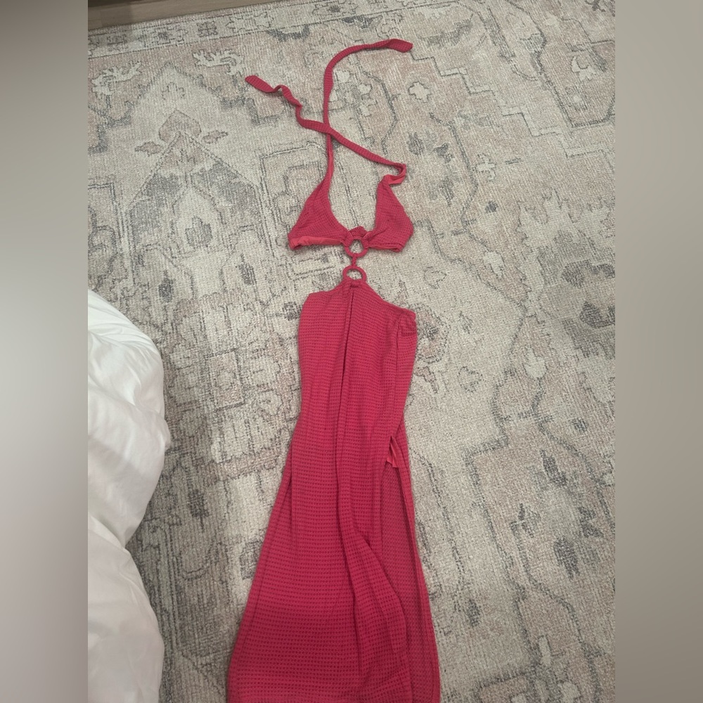 Size small pink halter dress!
